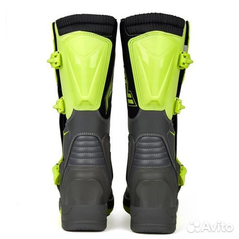 Мотоботы roqvi T5 Neon Green