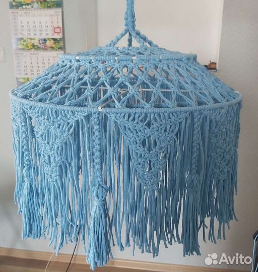Абажур макраме