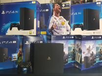 Playstation 4 PRO + игровой диск + гарантия