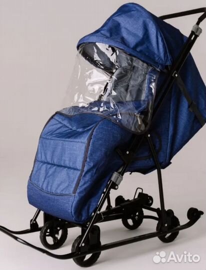 Детские санки коляска galaxy
