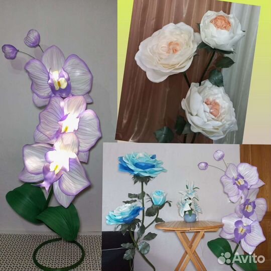 Цветы-светильники, торшеры