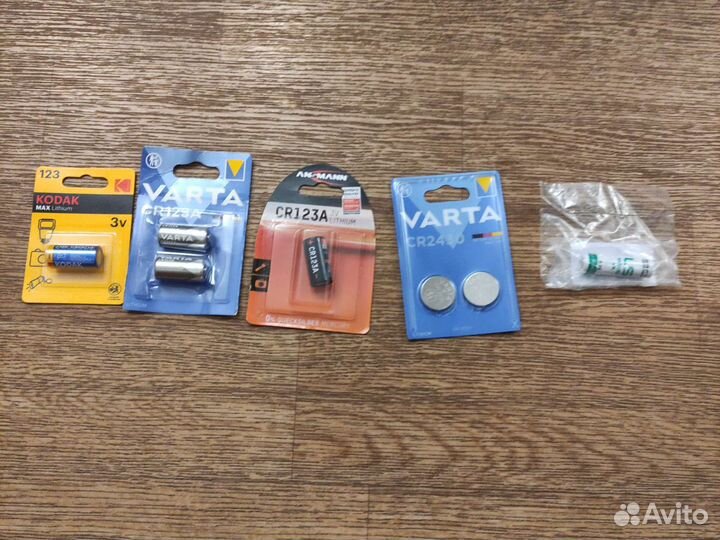 Батарейки CR2430 CR123 18650