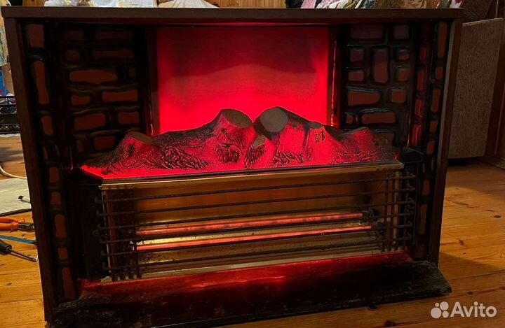 Электрокамин с эффектом пламени СССР