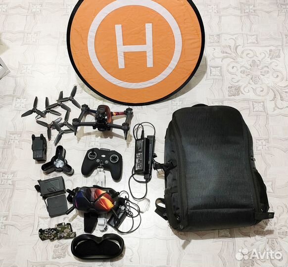 Квадрокоптер DJI FPV время летать