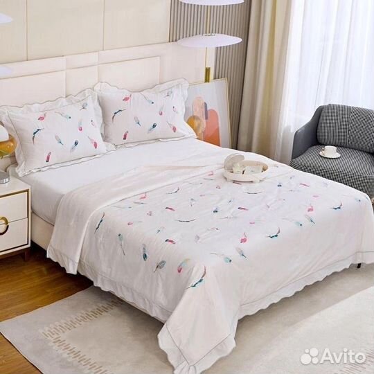 Постельное белье евро новое