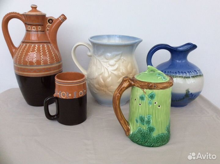 Керамика обливная кувшины
