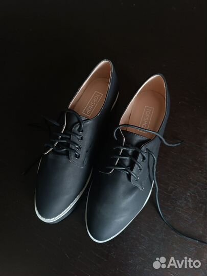 Черные лоферы женские 36/36,5