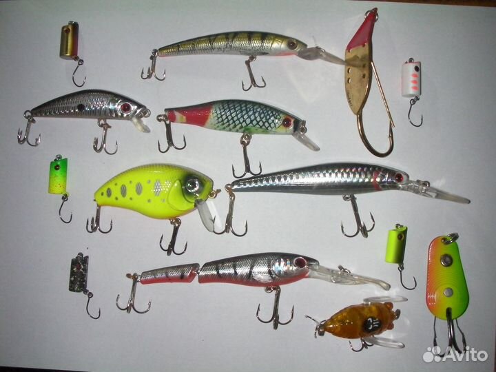 Продаю воблеры, блесна, джиг головки