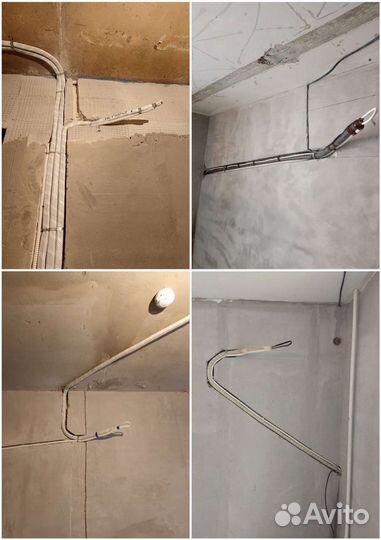 Установка кондиционеров, закладка трасс