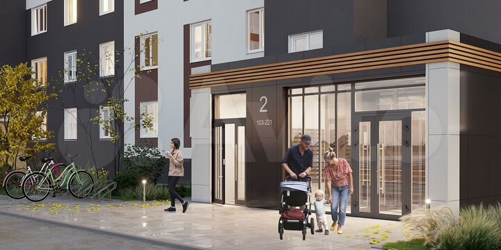 1-к. квартира, 37,1 м², 2/17 эт.