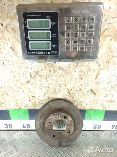 Диск тормозной передний Mitsubishi Carisma 2000 20