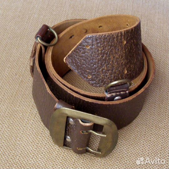 Винтажный кожаный ремень, 1960-е