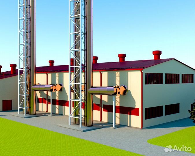 Газовая котельная установка 100кВт из наличия