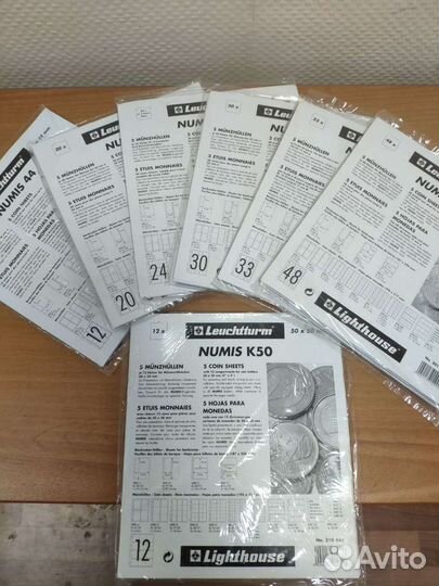 Листы для монет Leuchtturm numis NH12-48 оригинал
