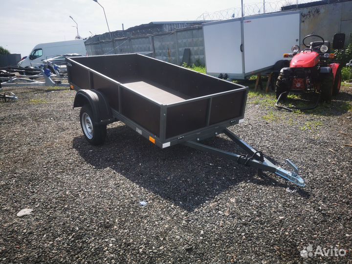 Прицеп 2.5х1.3 мустанг борт фанера 253
