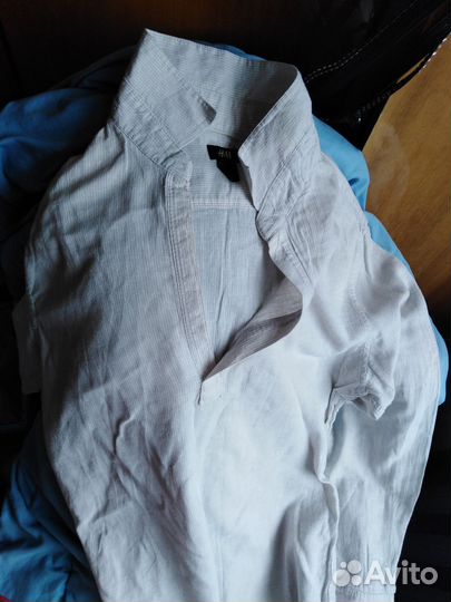 Новая блуза из льна HM