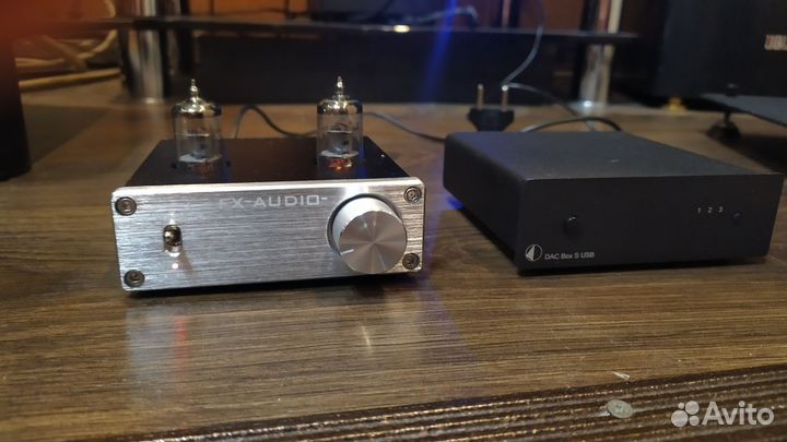 Предусилитель FX-audio и цап Pro ject dac box s