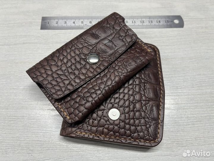 Кошелёк из натуральной кожи ручной работы