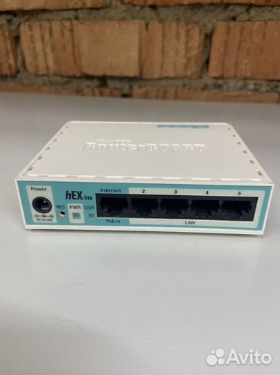 Роутер Mikrotik hEX lite RB750r2