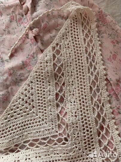 Косынка хлопковая ажурная на заказ