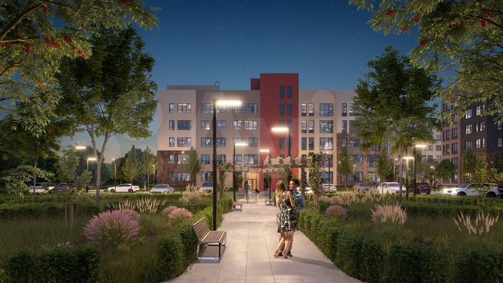 1-к. квартира, 42,1 м², 4/5 эт.