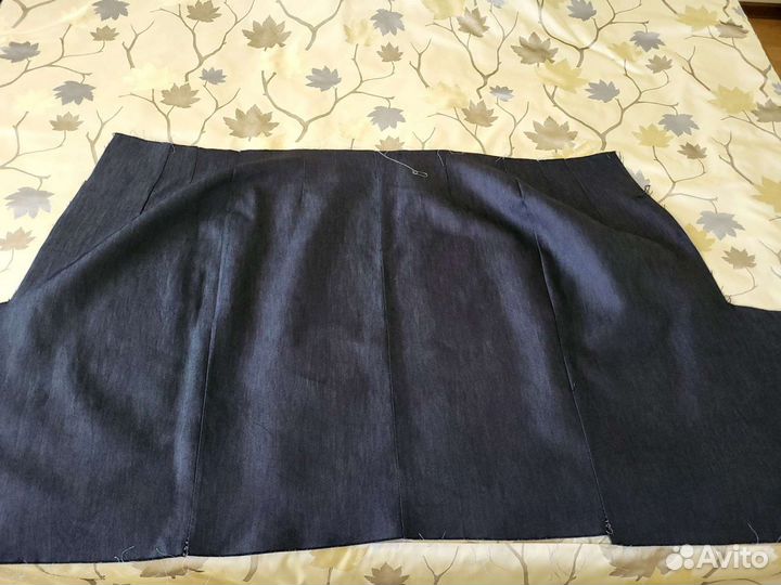 Ткань джинсовая раскроенная