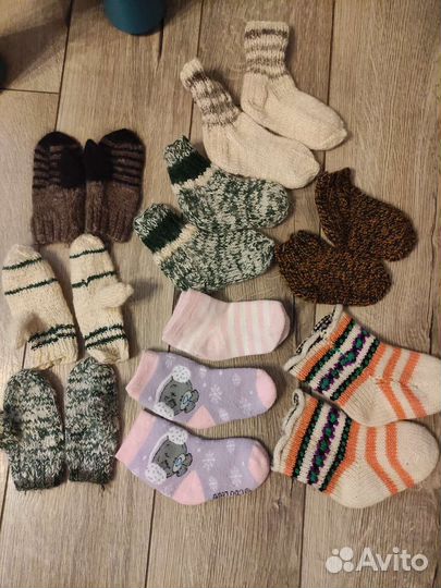 Носки и варежки с 0+