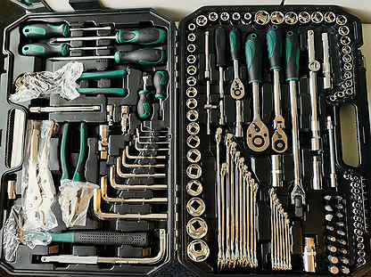 Набор ключей инструмента Сата 129 предметов