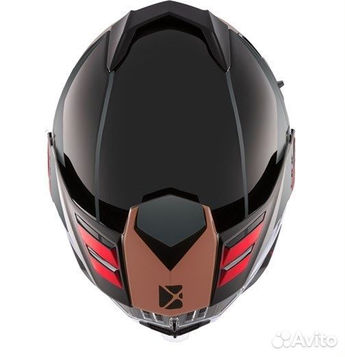 Шлем CKX mission AMS EDL ramble RED/BR размер S