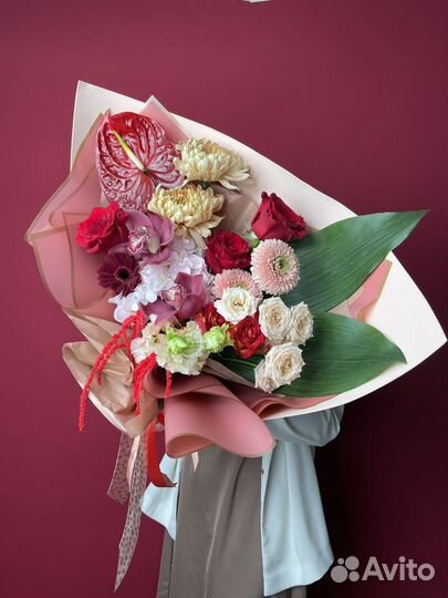 Живые цветы букеты
