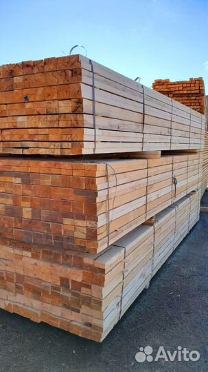 Брус 1-2 сорт сосна, строганный 90х140х6000мм