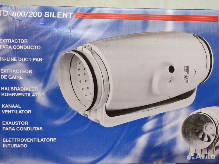 Вентилятор S&P TD 800/200 Silent