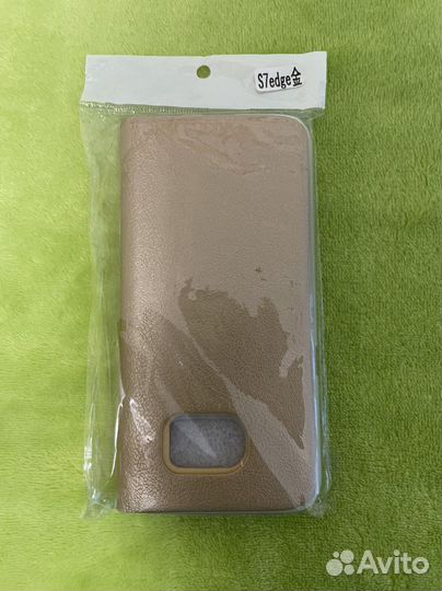 Чехол на Samsung s7 edge Золотой