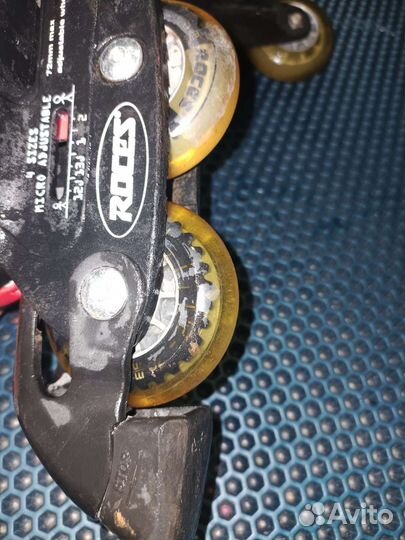 Роликовые коньки раздвижные размер 30-35