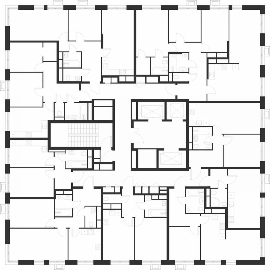 2-к. квартира, 55,4 м², 28/29 эт.