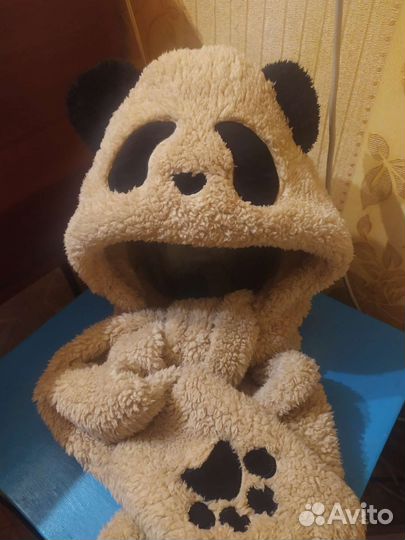 Шапочка-панда