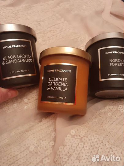 Интерьерные ароматические свечи Цена за все