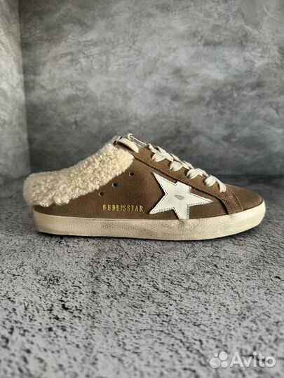 Кеды Golden Goose с мехом