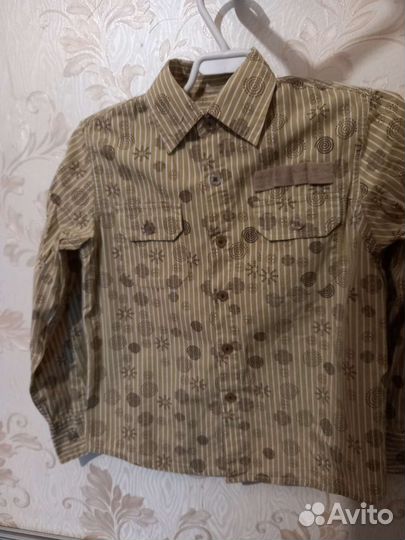 Рубашка для мальчика 116-120