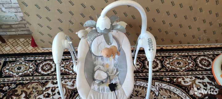 Детские электронные качели для новорожденных