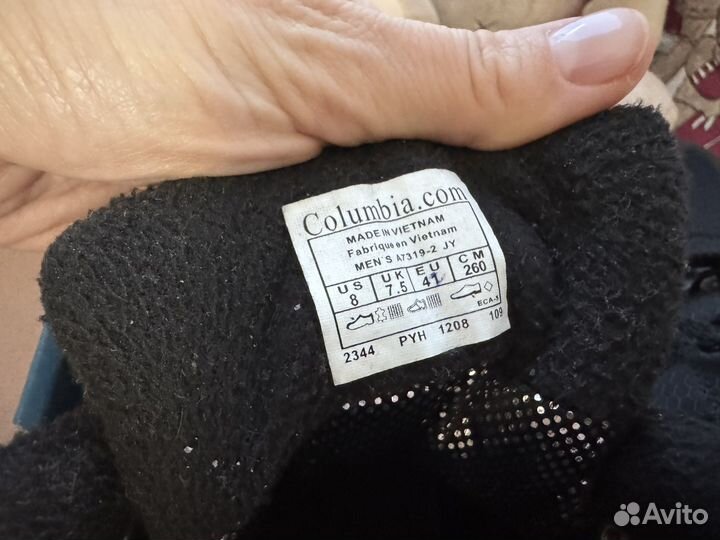 Ботинки мужские зимние 41 размер columbia