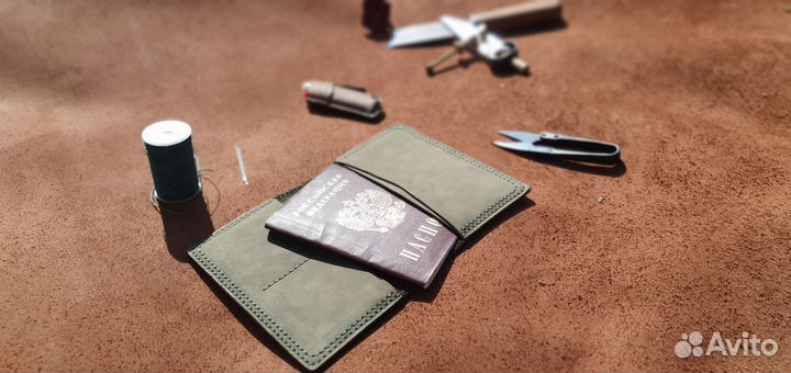 Обложка на паспорт из натуральной кожи