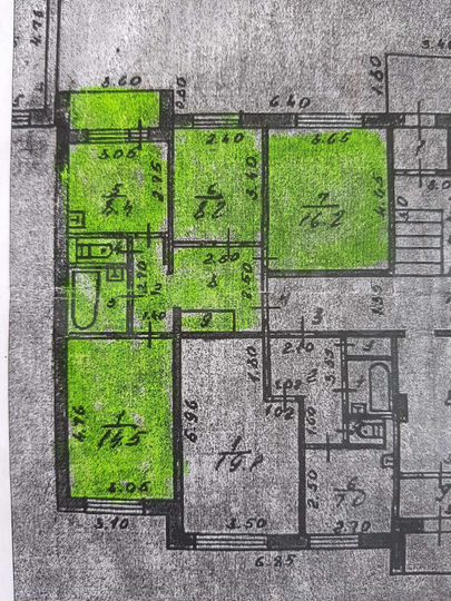 3-к. квартира, 67,3 м², 1/9 эт.