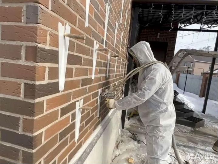 Напыление ппу утепление кровли / перекрытий