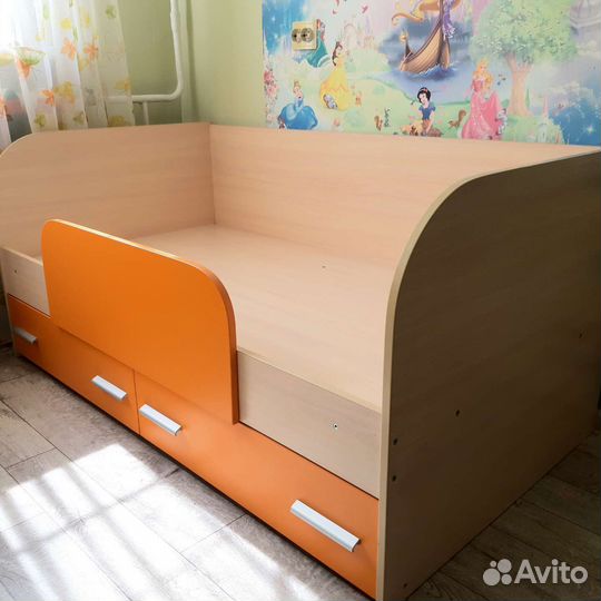 Детская кровать от 3 лет с матрасом