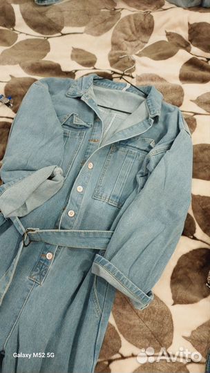 Комбинезон женский джинсовый 42 - 44 размер