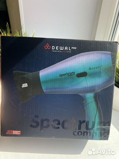 Фен Dewal Spectrum Compact 2200 Вт синий, зеленый