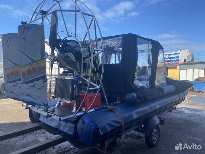 Аэролодка «Бриз 555 шп» Honda К24 200 л.с