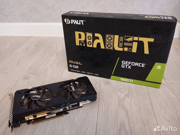 Видеокарта Palit GeForce GTX 1660 Ti Dual