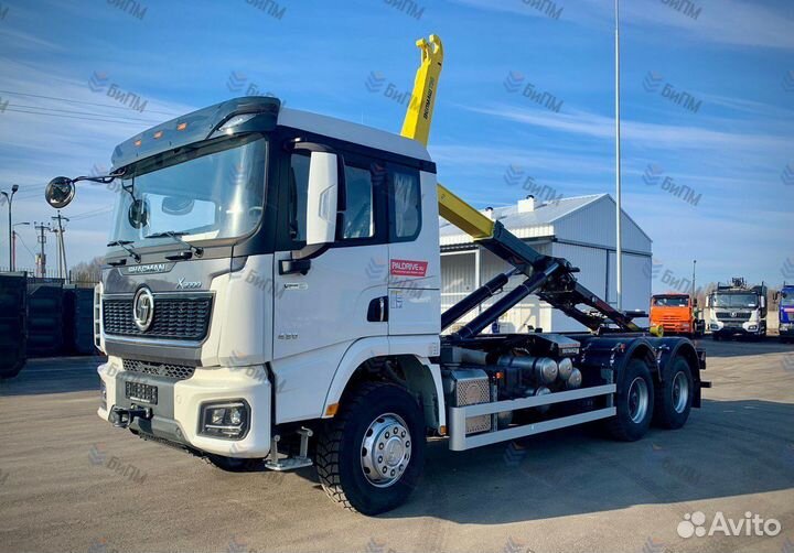 Мультилифт на базе shacman (6х4) с крюковым погруз